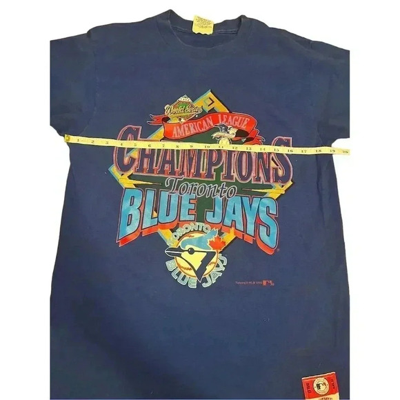 Vintage 1992 Toronto Blue Jays World Series Champions T-Shirt Large - Picture 5 of 7